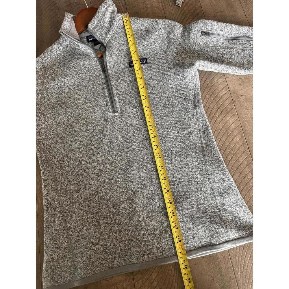 Patagonia Better Sweater 1/4-Zip Fleece Sweatshirt Gray Women’s size Small - Picture 10 of 12